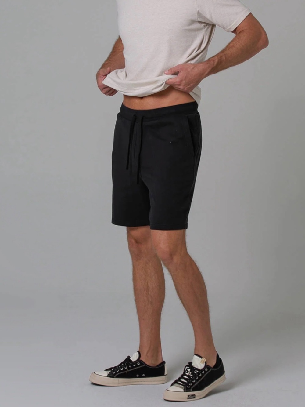 TALENTLESS Black Athletic Drawstring Shorts